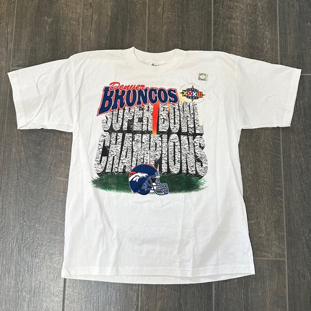 Vintage Denver Broncos Superbowl XXXII (1998) T-shirt size XL NEW